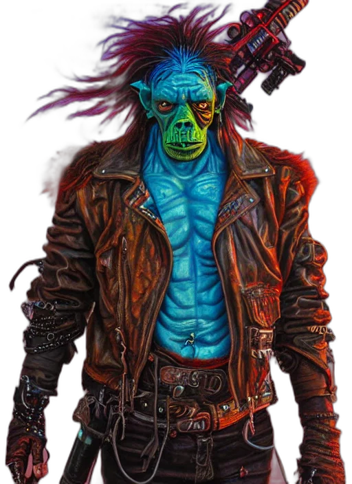 jacket, creature, mask, concept art transparent PNG cut-out