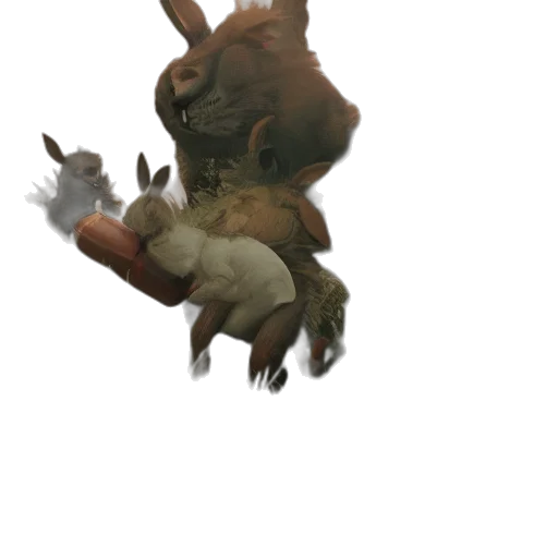 dragon, creature, staff, weapon transparent PNG cut-out