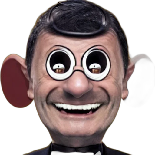 face, mask, staff, animal, cartoon, concept art, 3d render, mister transparent PNG cut-out