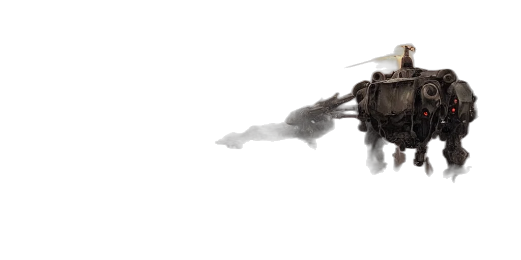 robot, dragon, weapon, creature, concept art, 3d render, photorealistic, outer space transparent PNG cut-out