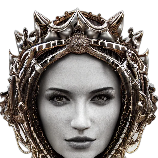 crown, jewelry, face, mask transparent PNG cut-out