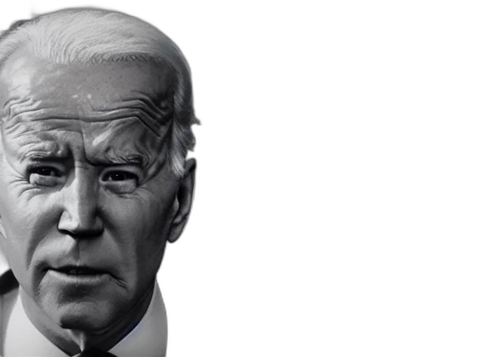 face, robot, mask, photorealistic, 3d render, joe, biden, godfather transparent PNG cut-out