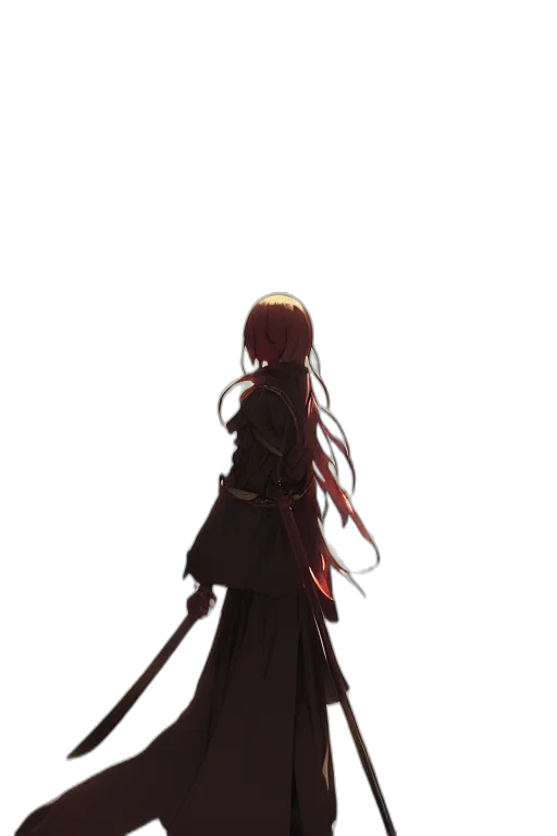 staff, dress, sword, weapon transparent PNG cut-out