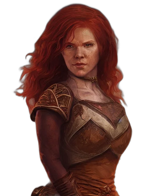 face, fantasy art, concept art, comic book art transparent PNG cut-out