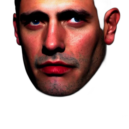 face, mask, hat, staff transparent PNG cut-out
