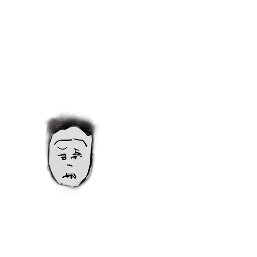 face, mask, creature, hair transparent PNG cut-out