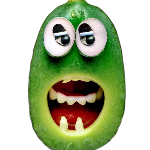 food, face, animal, creature, photorealistic, 3d render, concept art, portrait transparent PNG cut-out