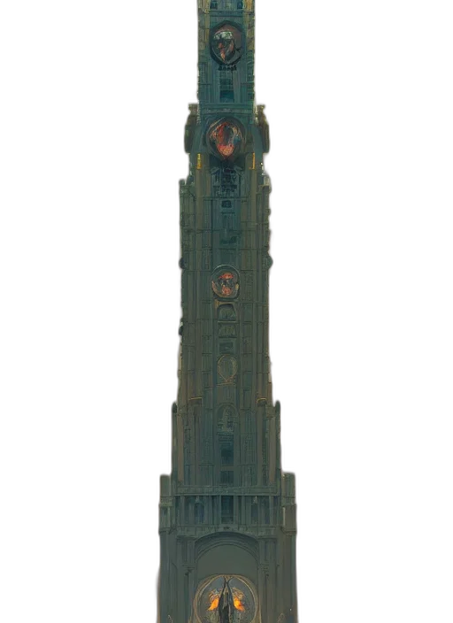 building, staff, robot, sword, concept art, 3d render, pixel art, photorealistic transparent PNG cut-out