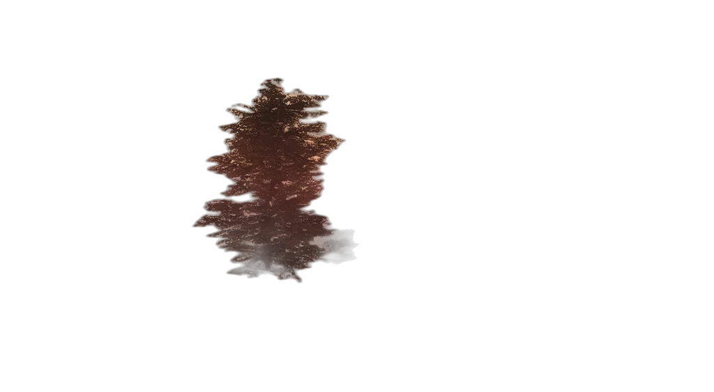 tree, hair, crown, dress, 3d render, photorealistic, pixel art, concept art transparent PNG cut-out