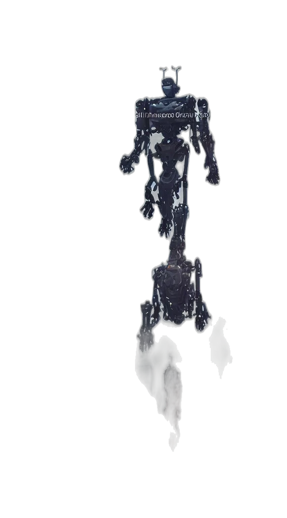 robot, staff, creature, weapon transparent PNG cut-out