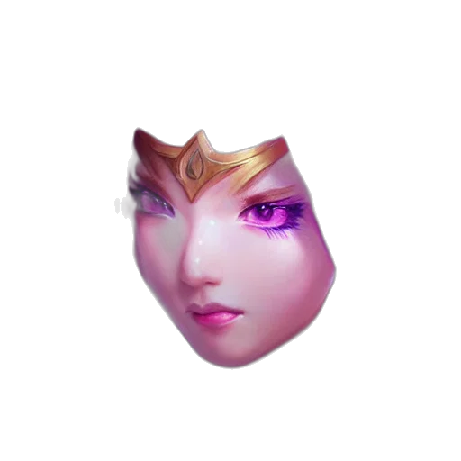 face, mask, crown, creature transparent PNG cut-out