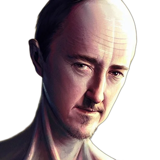 face, robot, mask, staff, photorealistic, concept art, comic book art, cartoon transparent PNG cut-out