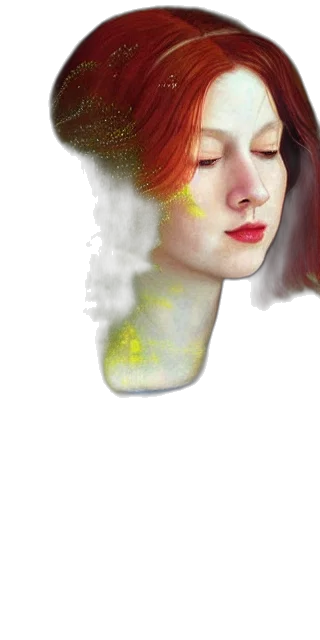 face, mask, hair, crown transparent PNG cut-out