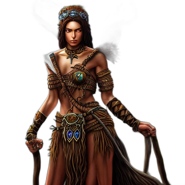 jewelry, fantasy art, concept art, comic book art, pixel art, druid, warrior, earth transparent PNG cut-out