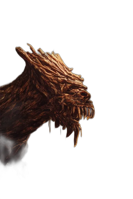 dragon, creature, hair, animal transparent PNG cut-out