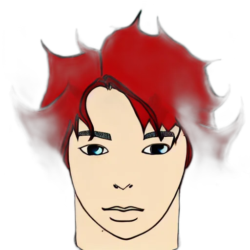 face, hair, mask, staff, cartoon, anime, photorealistic, fantasy art transparent PNG cut-out