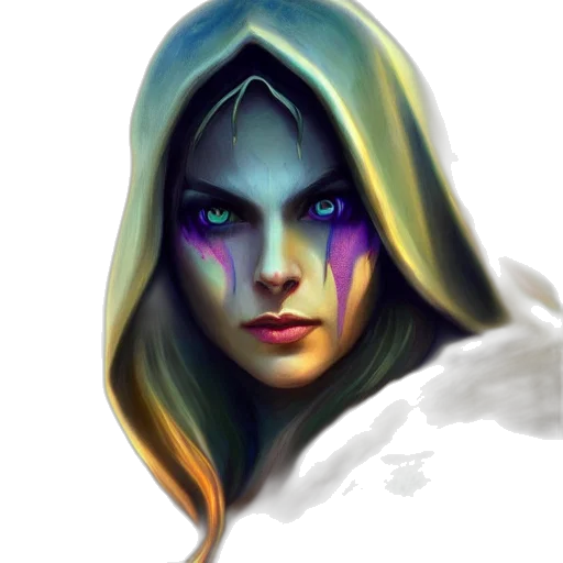 face, mask, staff, fantasy art, concept art, pixel art, photorealistic, dark transparent PNG cut-out