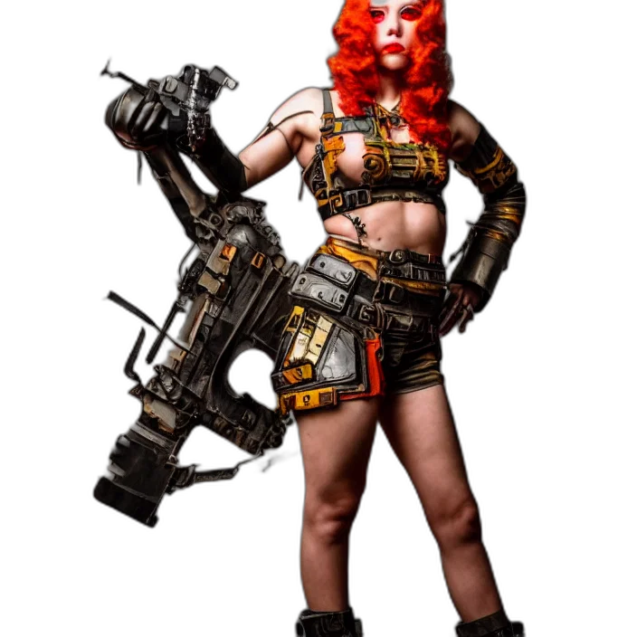 weapon, robot, staff, concept art transparent PNG cut-out