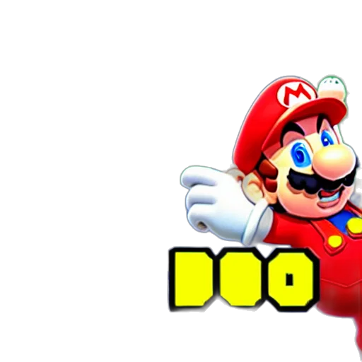 animal, hat, 3d render, concept art, pixel art, super, mario, maker transparent PNG cut-out