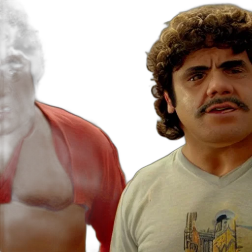 photorealistic, film, still, nacho, libre transparent PNG cut-out