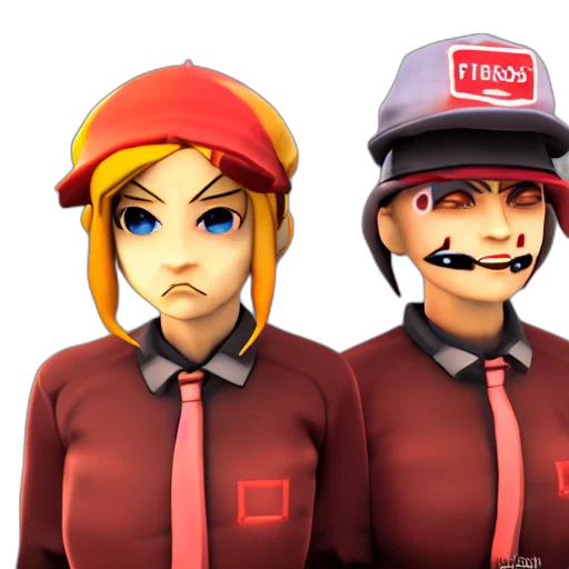 staff, 3d render, concept art, pixel art, cartoon, red, senko, san transparent PNG cut-out