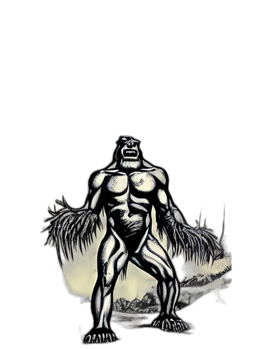 creature, animal, comic book art, concept art transparent PNG cut-out