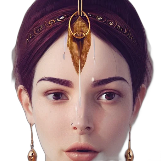 crown, jewelry, face, mask transparent PNG cut-out