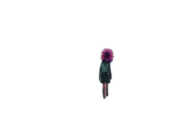 dress, hair, jacket, creature, pixel art, concept art, 3d render, vaporwave transparent PNG cut-out