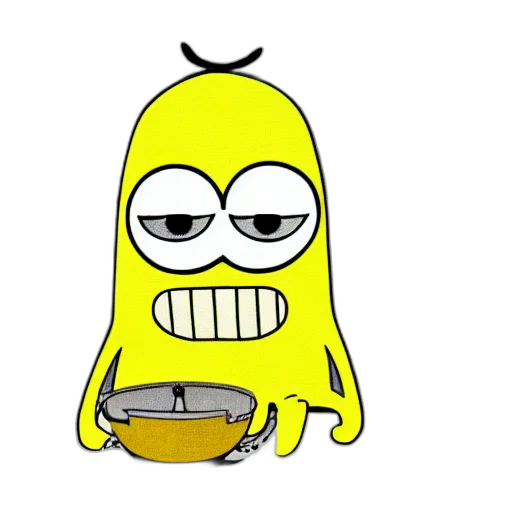 food, creature, animal, mask, cartoon, concept art, 3d render, pixel art transparent PNG cut-out