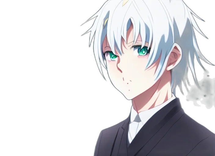 staff, face, robot, creature transparent PNG cut-out