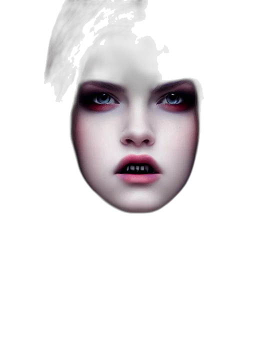 face, mask, crown, creature transparent PNG cut-out