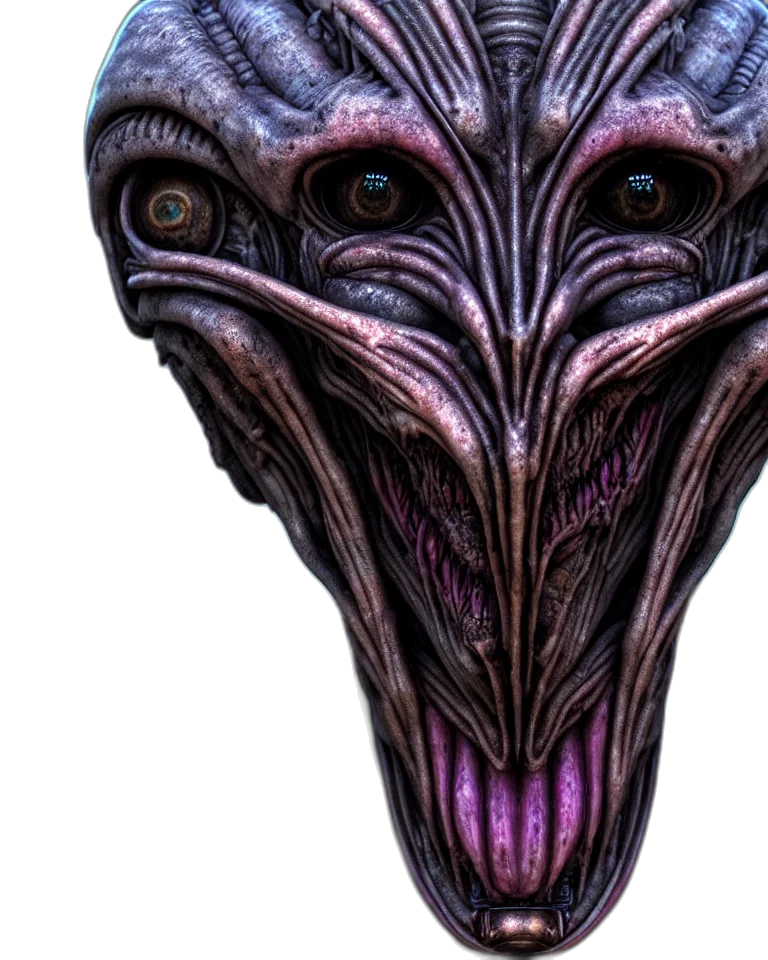 mask, creature, face, staff transparent PNG cut-out