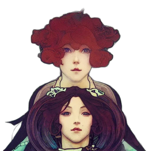 crown, face, fantasy art, pixel art transparent PNG cut-out