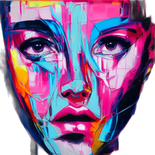 face, mask, jacket, robot transparent PNG cut-out