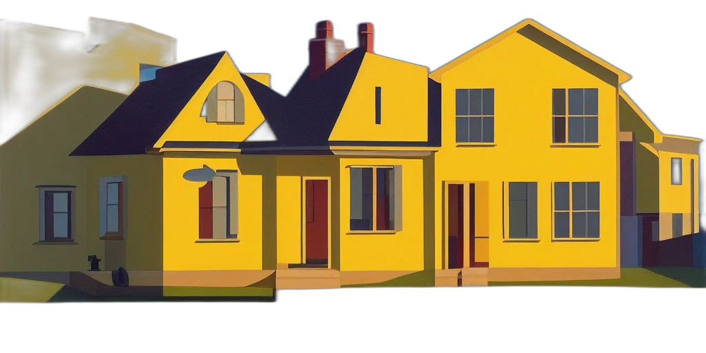 building, 3d render, photorealistic, concept art, watercolor, city street, golden, earth tones transparent PNG cut-out