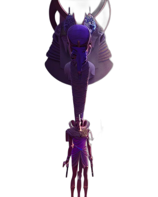 staff, robot, umbrella, dragon, concept art, 3d render, fantasy art, pixel art transparent PNG cut-out