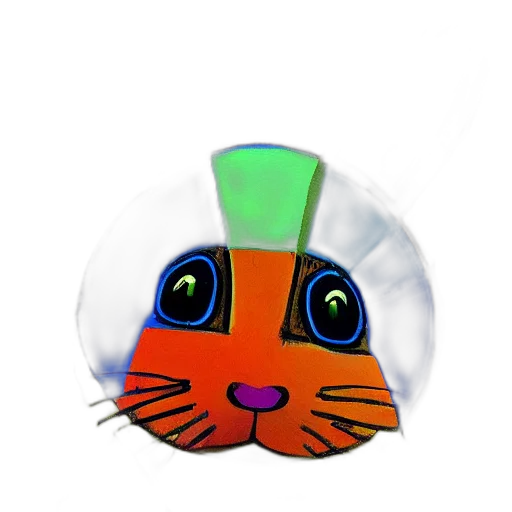 hat, mask, staff, animal transparent PNG cut-out