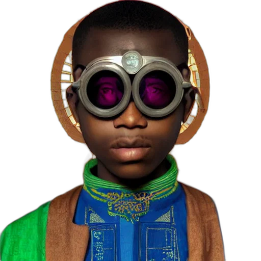 mask, face, robot, jewelry, 3d render, concept art, cyberpunk, photorealistic transparent PNG cut-out