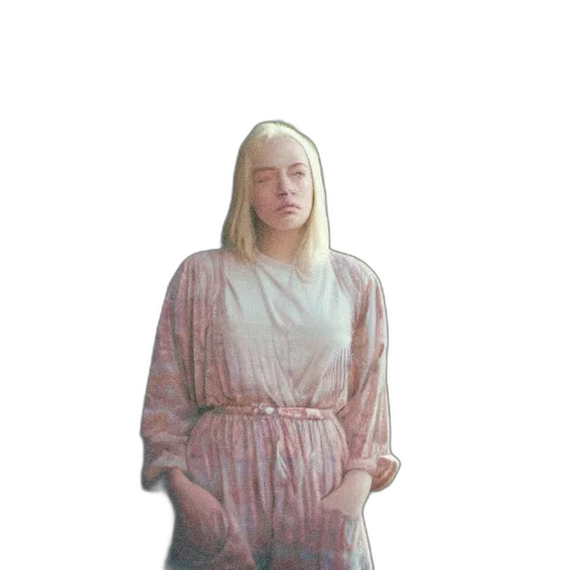 dress, creature, face, staff transparent PNG cut-out