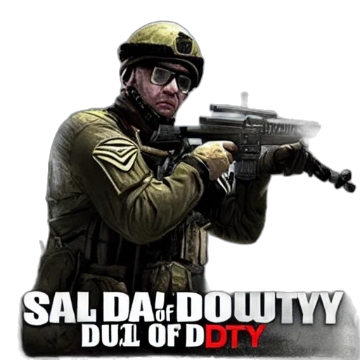 concept art, 3d render, photorealistic, pixel art, sgt, john, davis, call transparent PNG cut-out