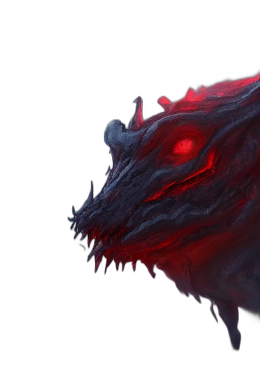 dragon, creature, mask, face, concept art, fantasy art, 3d render, photorealistic transparent PNG cut-out