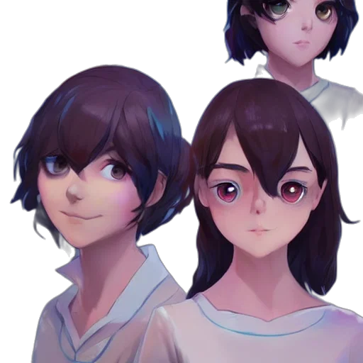 face, mask, robot, crown transparent PNG cut-out