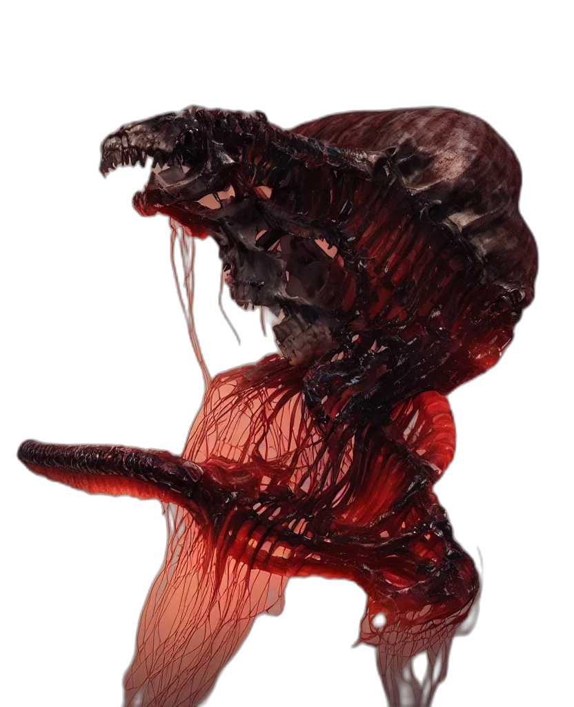 creature, hair, dragon, animal transparent PNG cut-out