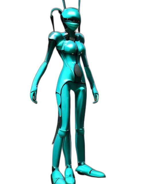 robot, staff, dress, weapon transparent PNG cut-out