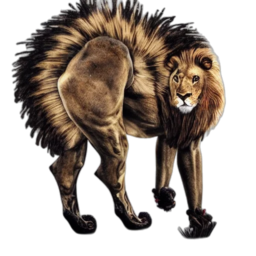 animal, creature, hair, staff transparent PNG cut-out