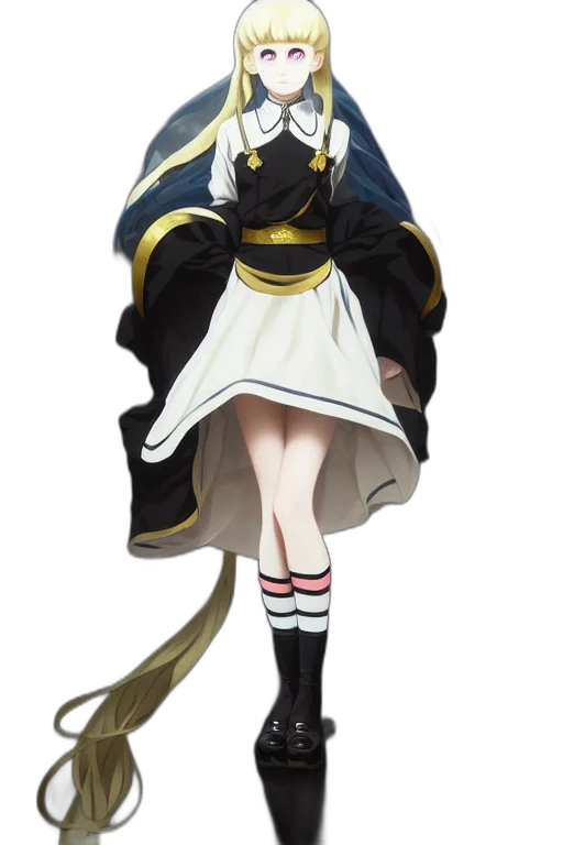 dress, staff, hat, jacket transparent PNG cut-out