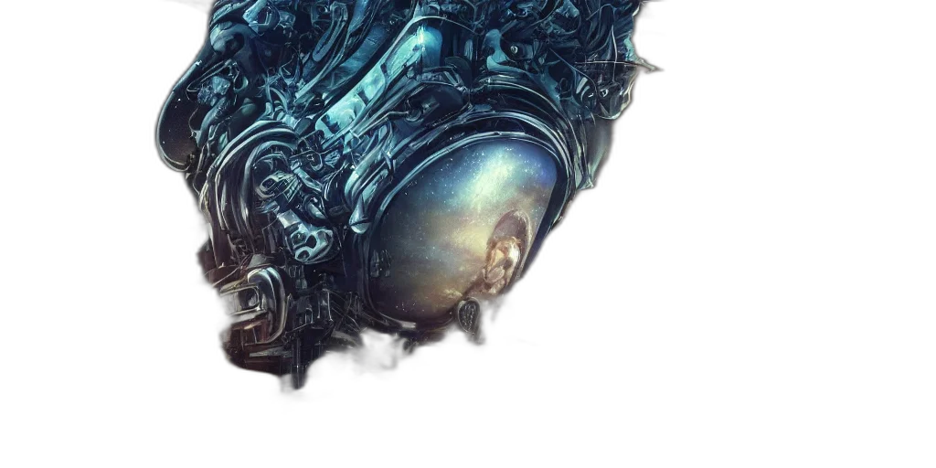 face, hair, robot, mask transparent PNG cut-out