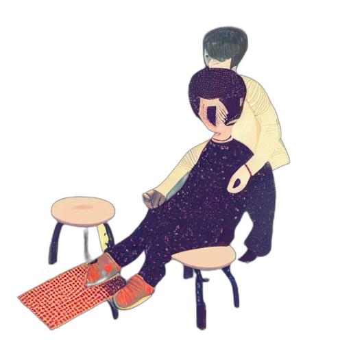 furniture, hat, staff, dress, watercolor, pixel art, cartoon, concept art transparent PNG cut-out