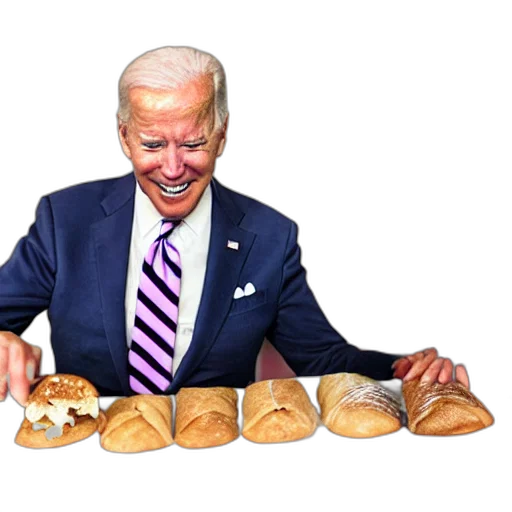 food, creature, animal, jacket, joe, biden, cutting, open transparent PNG cut-out