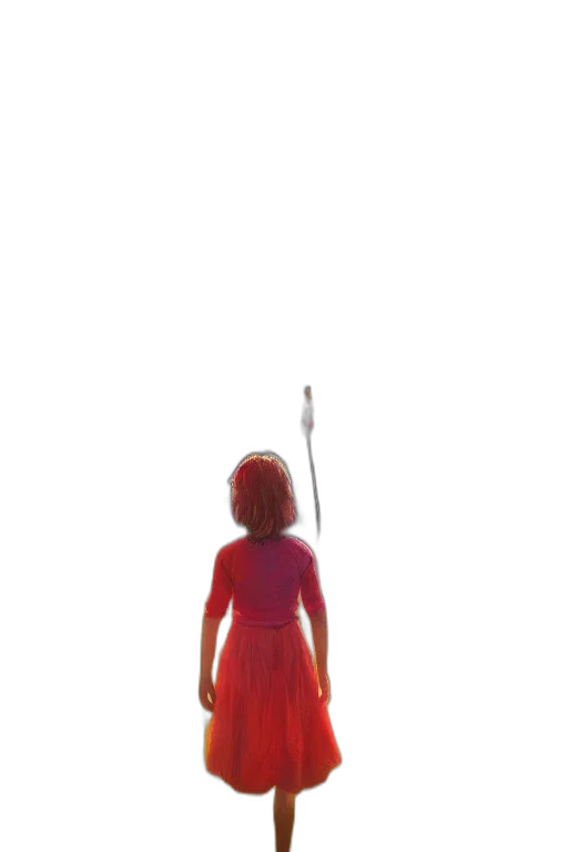 dress, sword, staff, weapon, concept art, pixel art, 3d render, vaporwave transparent PNG cut-out